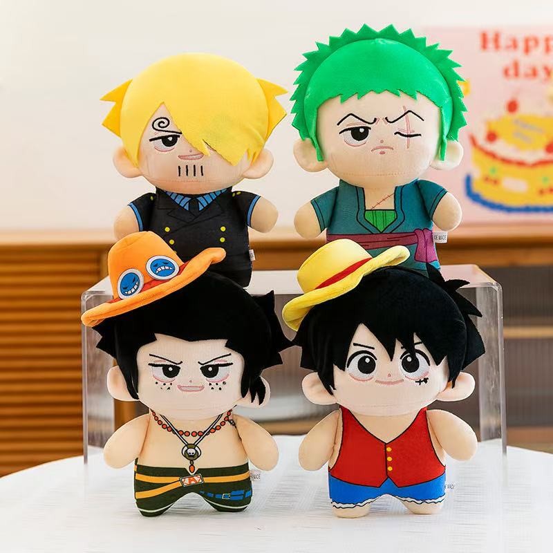 Kids Toys Idea - Anime 23cm Pluche speelgoed Luffy Zoro