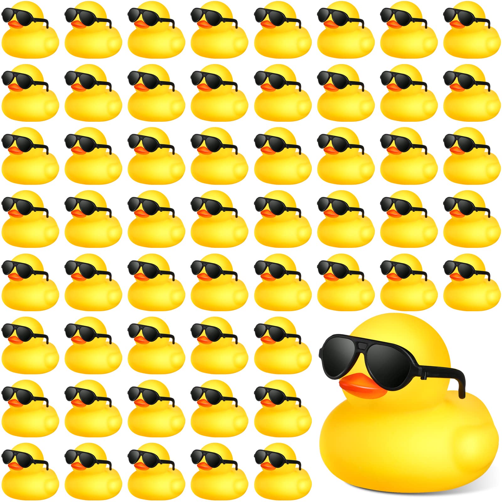 Rubber Duck Bath - 1-100 stuks gele mini badeendjes in