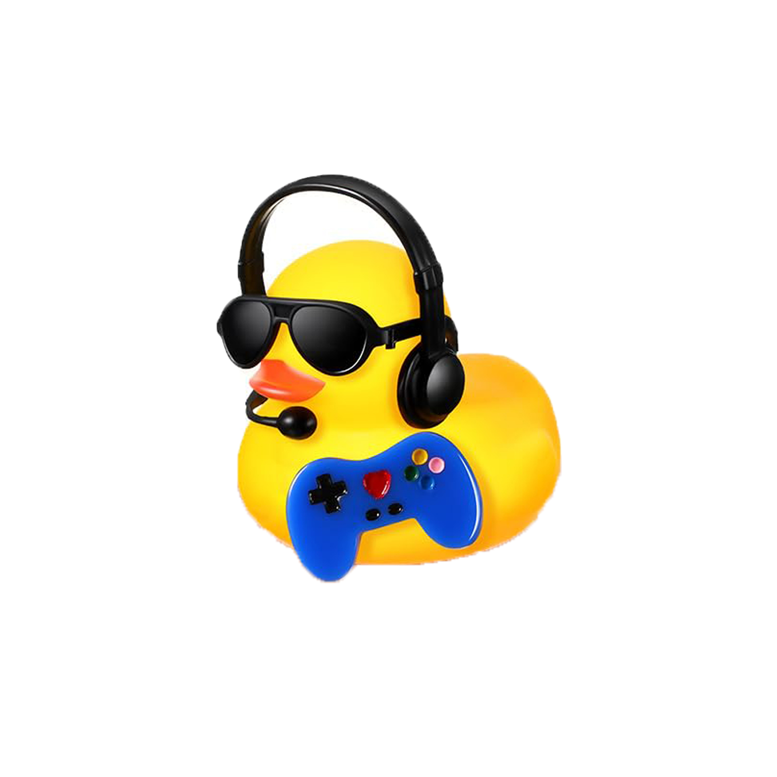 Rubber Duck Bath - 1 set videogame feestartikelen badeendjes met