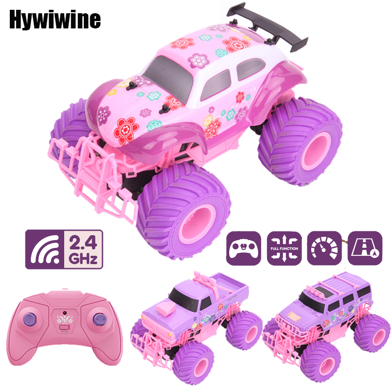 Kids Toys Electric Car - Roze RC Auto Elektrische Aandrijving Off-Road
