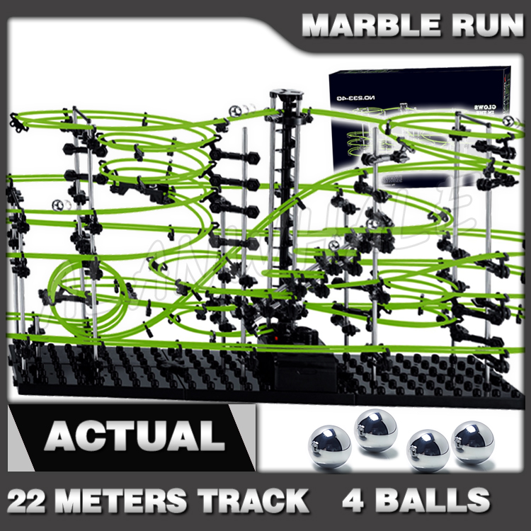 Marble Run Set - 2200 cm Rail Niveau 4 Marmer
