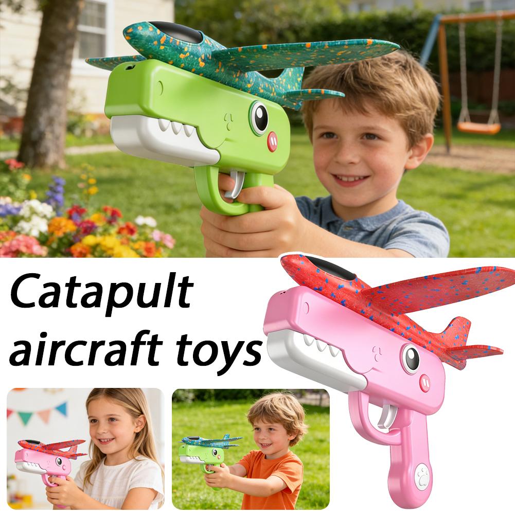 Catapult Launcher Toy - Katapultvliegtuigjes Speelgoed Vliegtuigjes gooien Buitenspeelgoed Schietvliegtuigjes