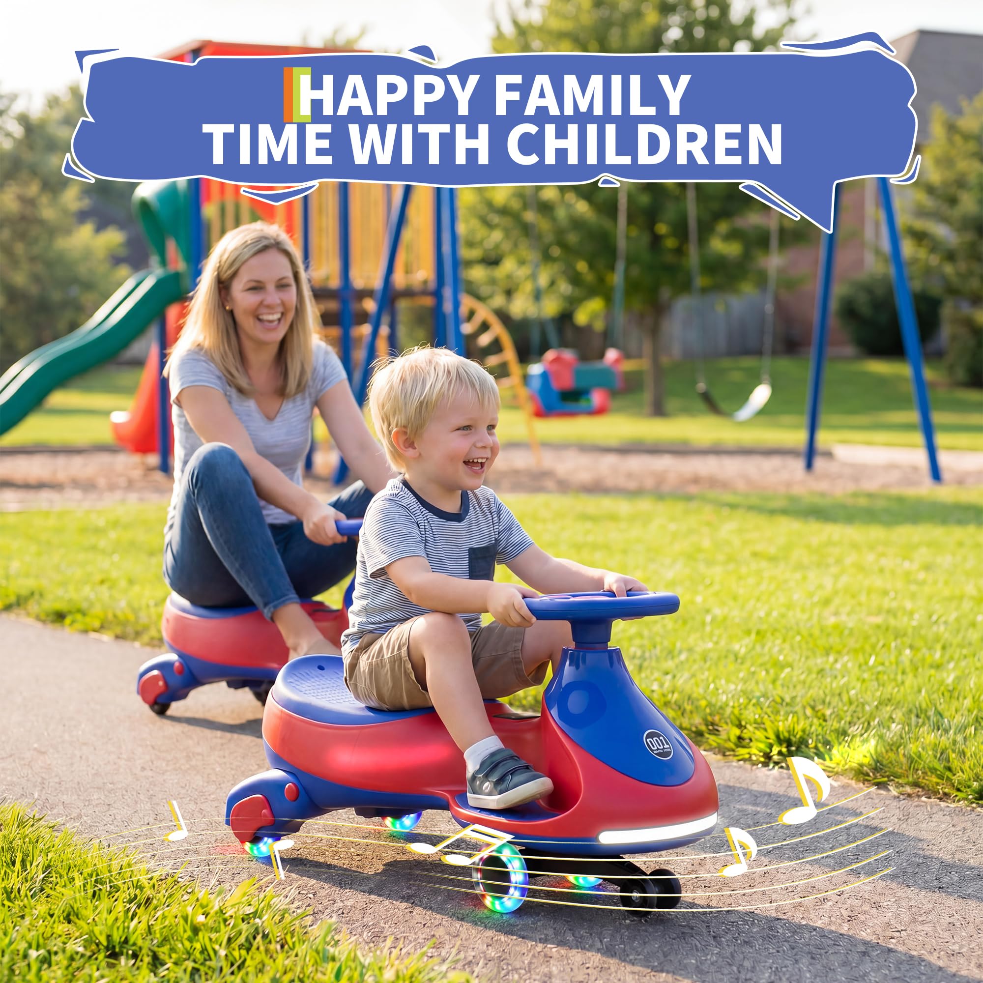 Kids Toys Electric Car - 12V Elektrische Wiggle Car voor Kinderen