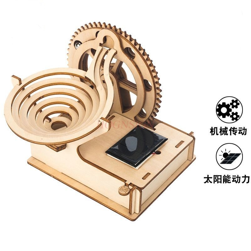 Marble Run Set - Houten marmeren op zonne-energie voor kinderen