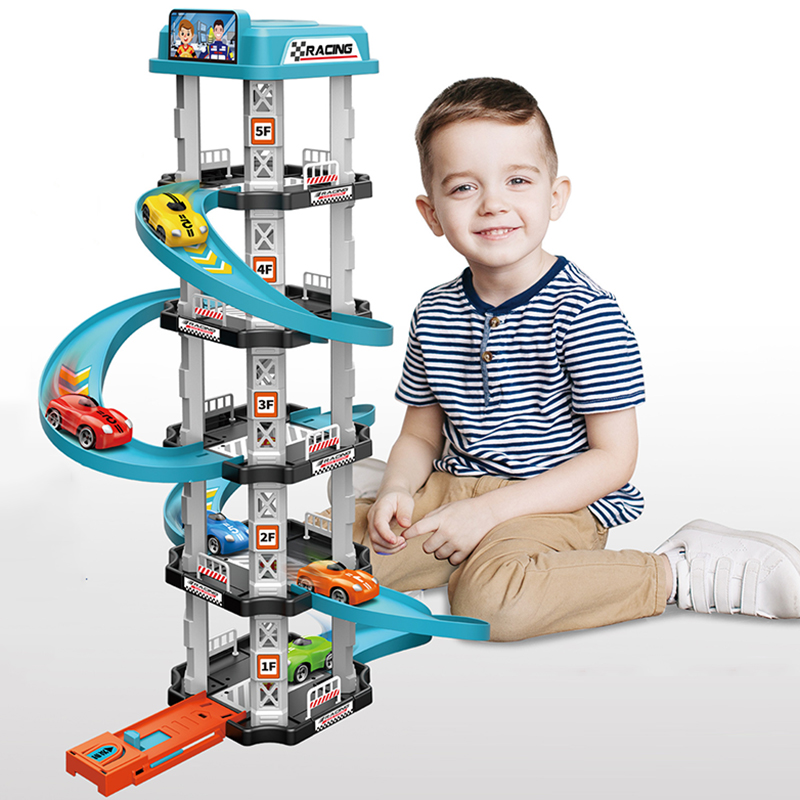 Auto-racebaan met helling spee - Catapult Launcher Toy recensie en prijs