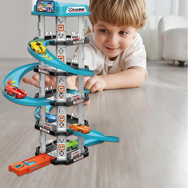 Auto-racebaan met helling spee - Catapult Launcher Toy recensie en prijs