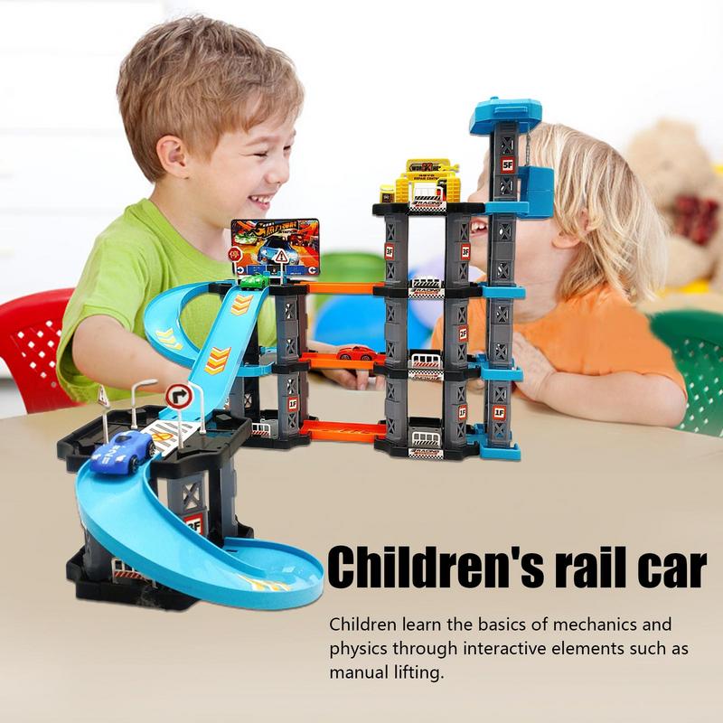 Auto-racebaan met helling spee - Catapult Launcher Toy recensie en prijs