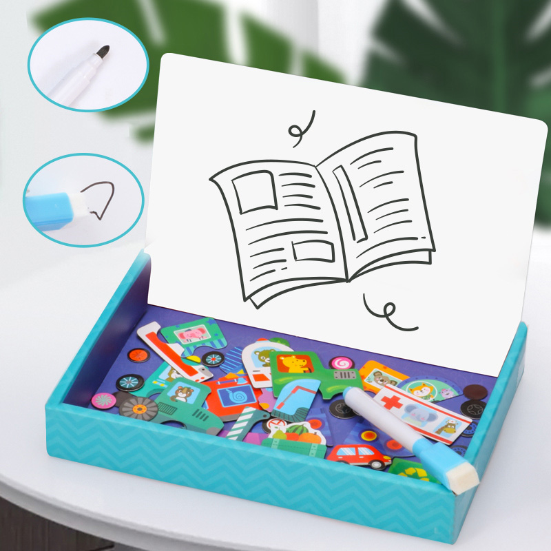 Multifunctionele dierenpuzzel  - Magnetic Drawing Board recensie en prijs