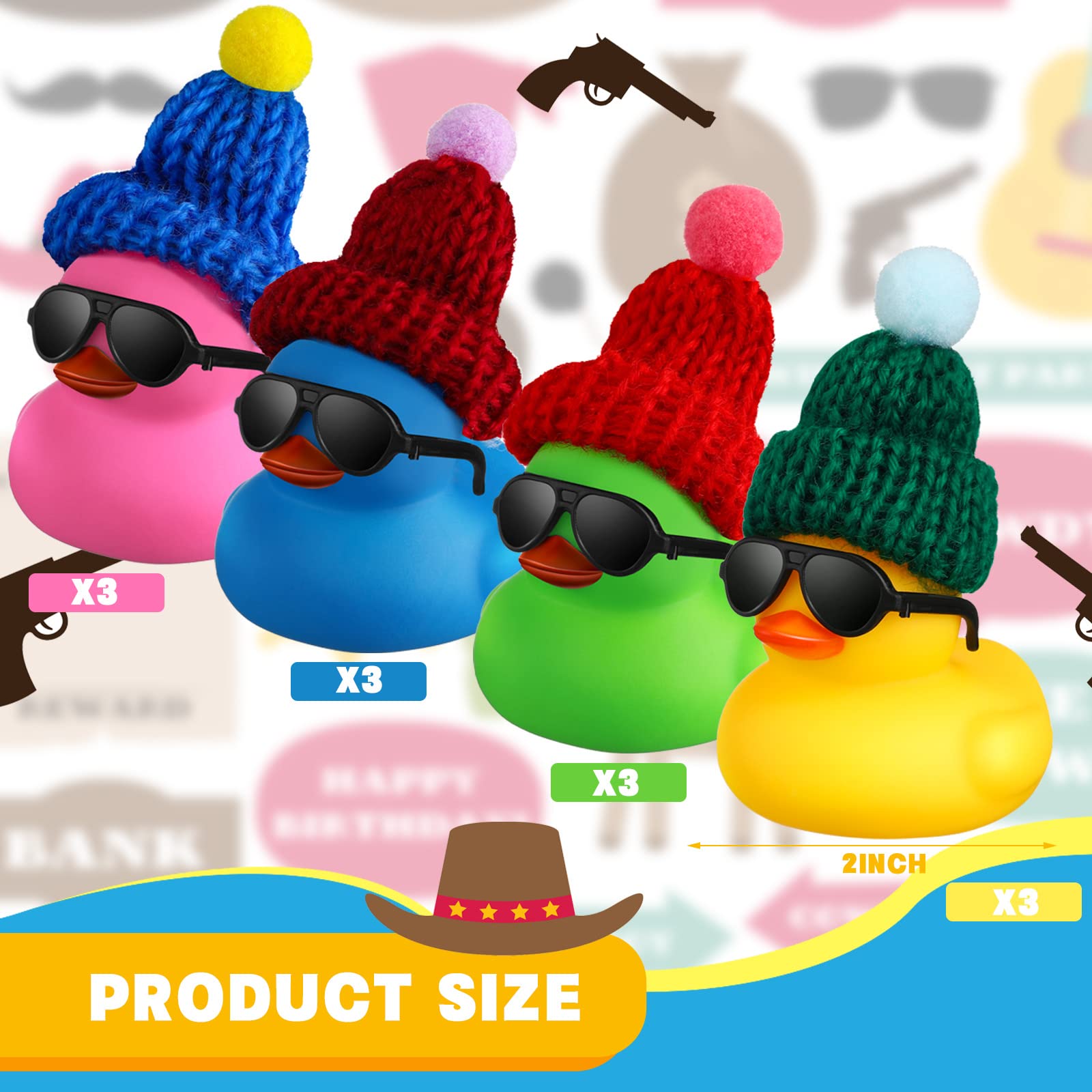 Mini Badeendjes met Zonnebril  - Rubber Duck Bath recensie en prijs
