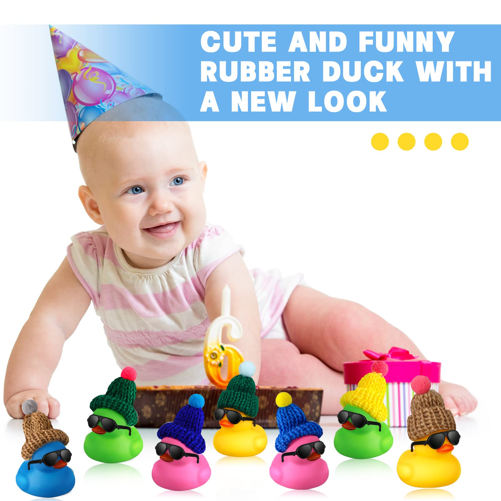 Mini Badeendjes met Zonnebril  - Rubber Duck Bath recensie en prijs