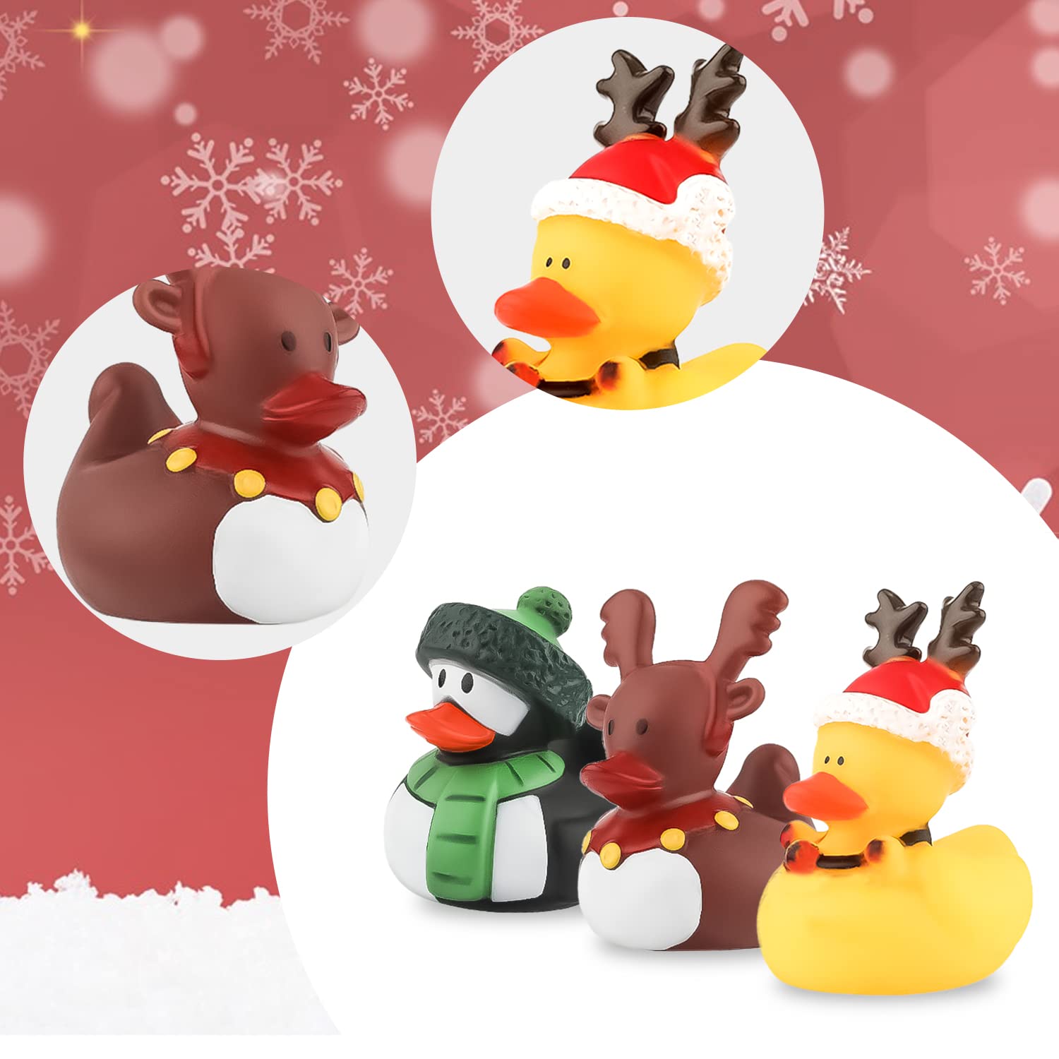 2/6/12PC Kerst Badeendjes, Bad - Rubber Duck Bath recensie en prijs
