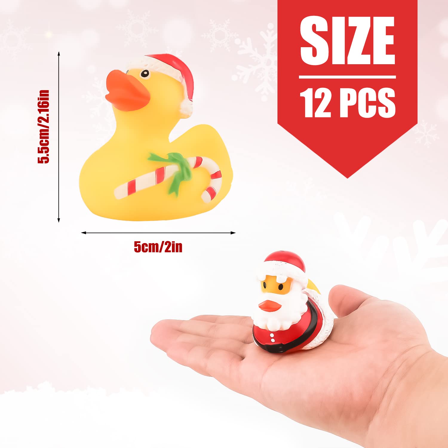 2/6/12PC Kerst Badeendjes, Bad - Rubber Duck Bath recensie en prijs