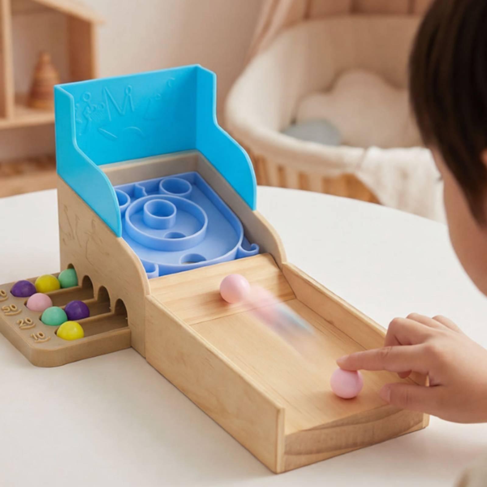 Houten knikkerbaan met schuine - Marble Run Set recensie en prijs