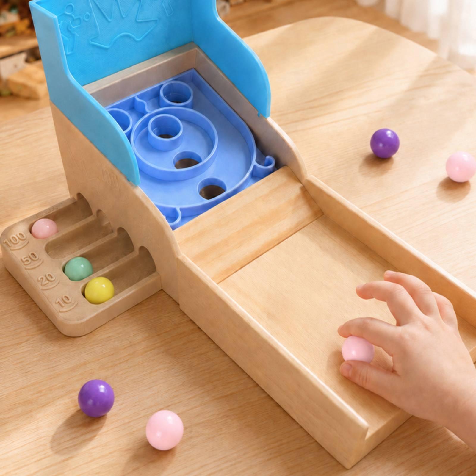 Houten knikkerbaan met schuine - Marble Run Set recensie en prijs