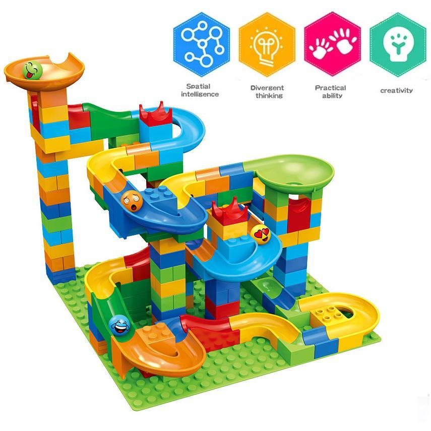 Rail Block Marble Race Run Sli - Marble Run Set recensie en prijs