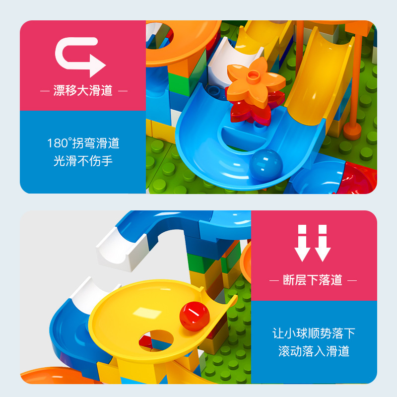 Rail Block Marble Race Run Sli - Marble Run Set recensie en prijs