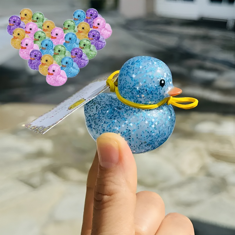 5 cm glitter badeendjes badkam - Rubber Duck Bath recensie en prijs