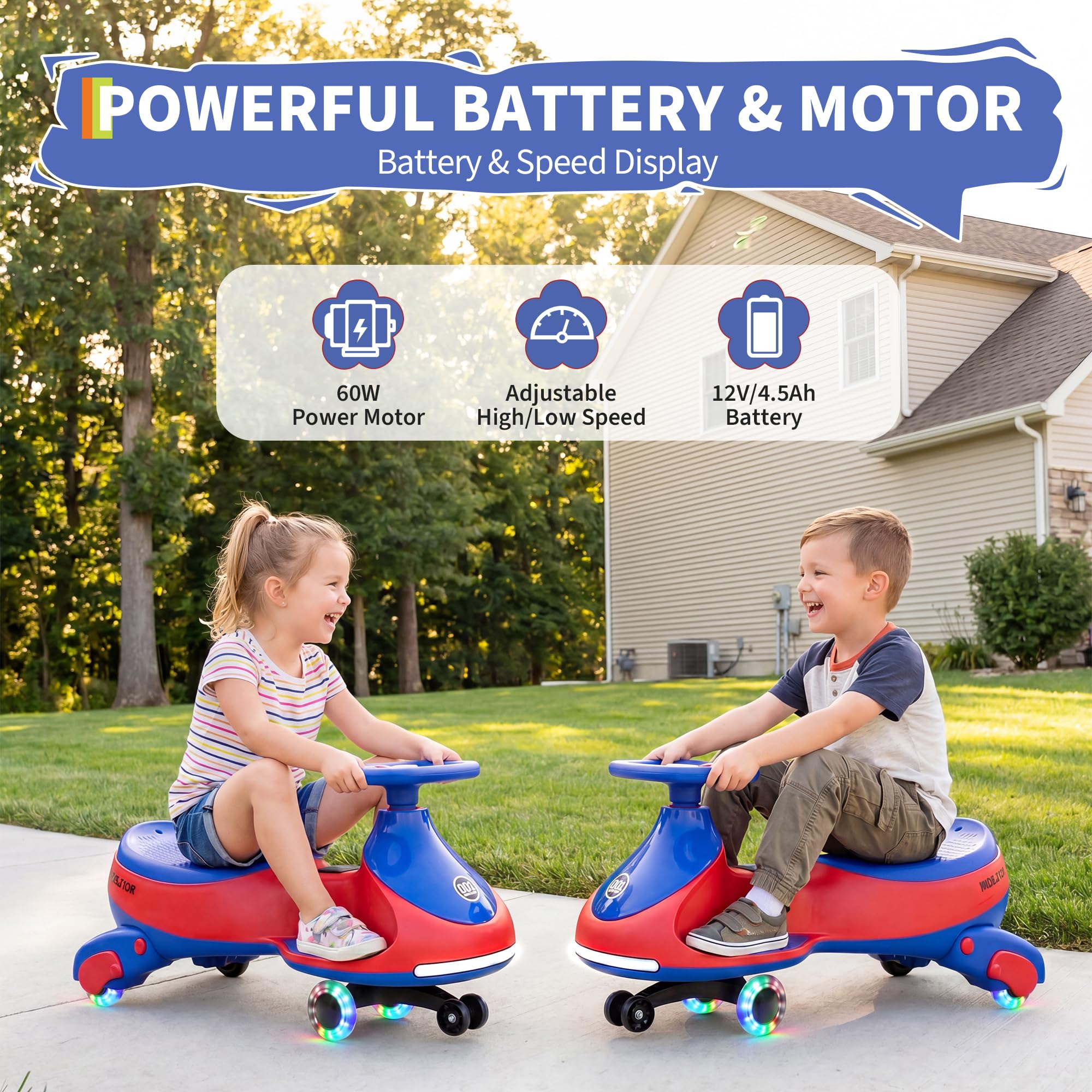 12V Elektrische Wiggle Car voo - Kids Toys Electric Car recensie en prijs