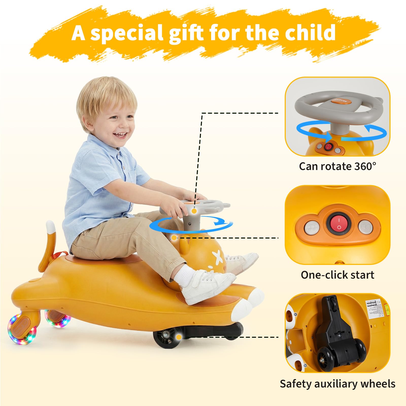 Elektrische kinderauto met ped - Kids Toys Electric Car recensie en prijs