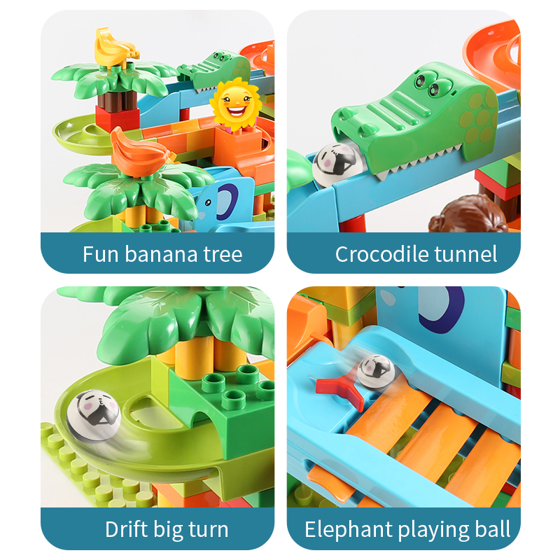 283Pcs Grote Piano Slide Gear  - Marble Run Set recensie en prijs