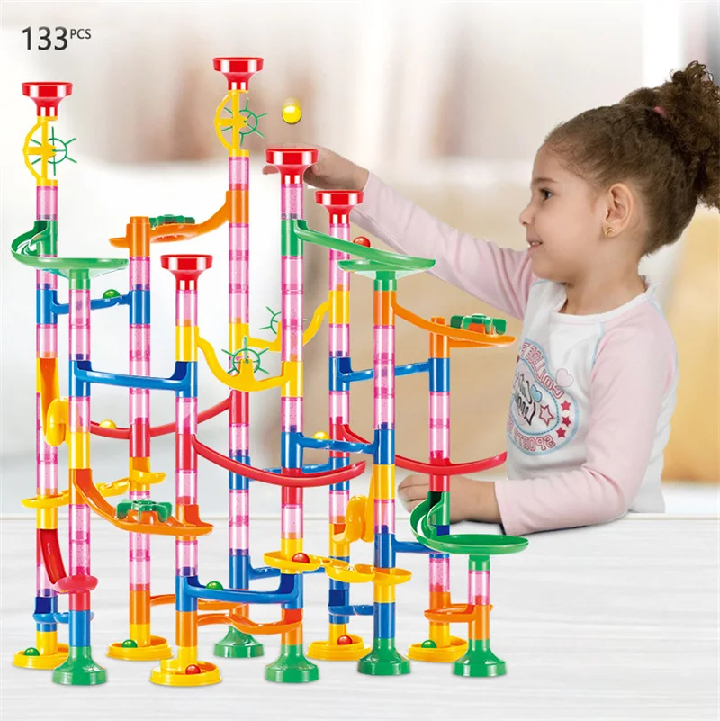 50-142PCS 3D Doolhof Bal Rol S - Marble Run Set recensie en prijs