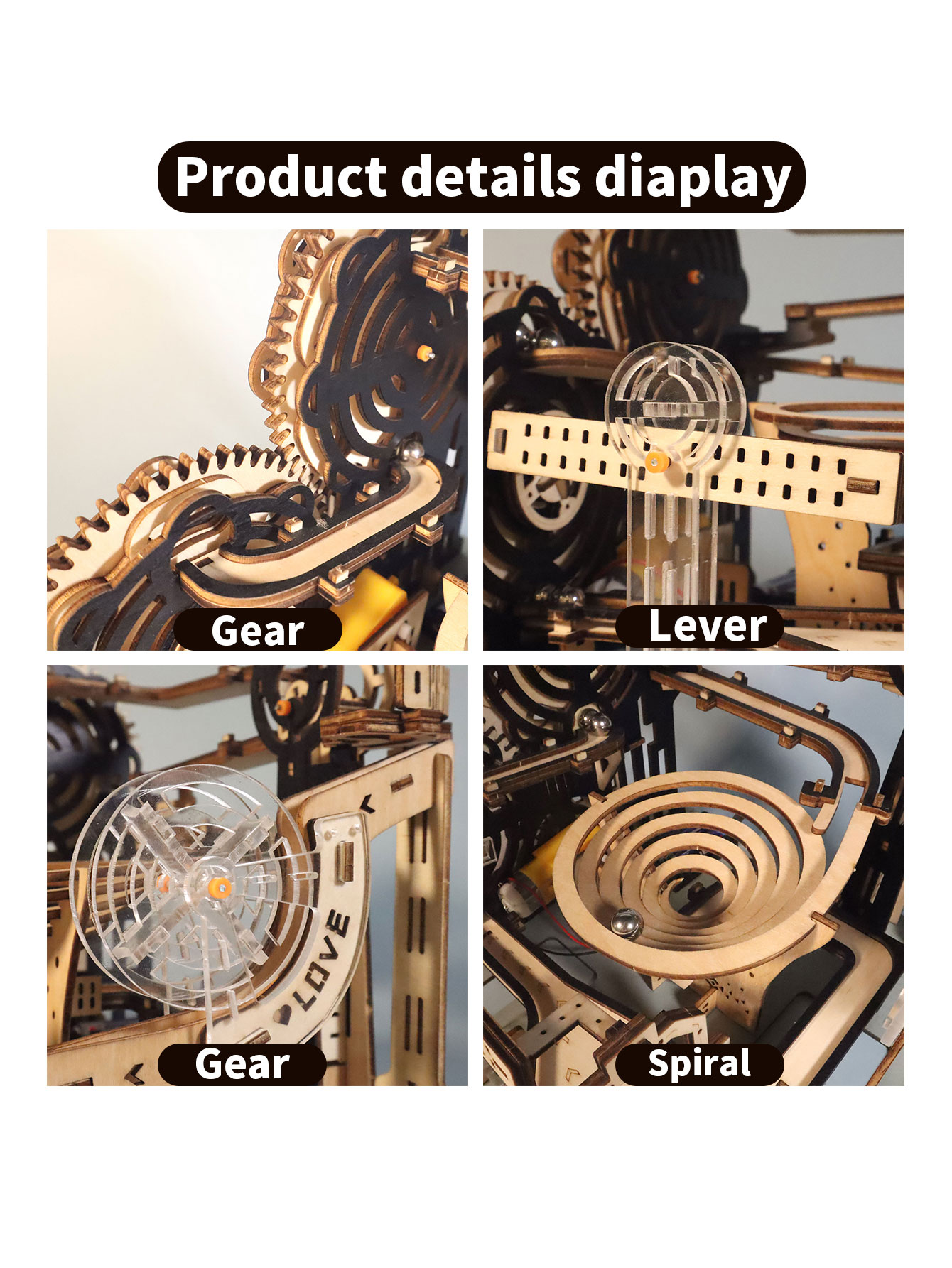 Elektrische 3D Houten Puzzels  - Marble Run Set recensie en prijs