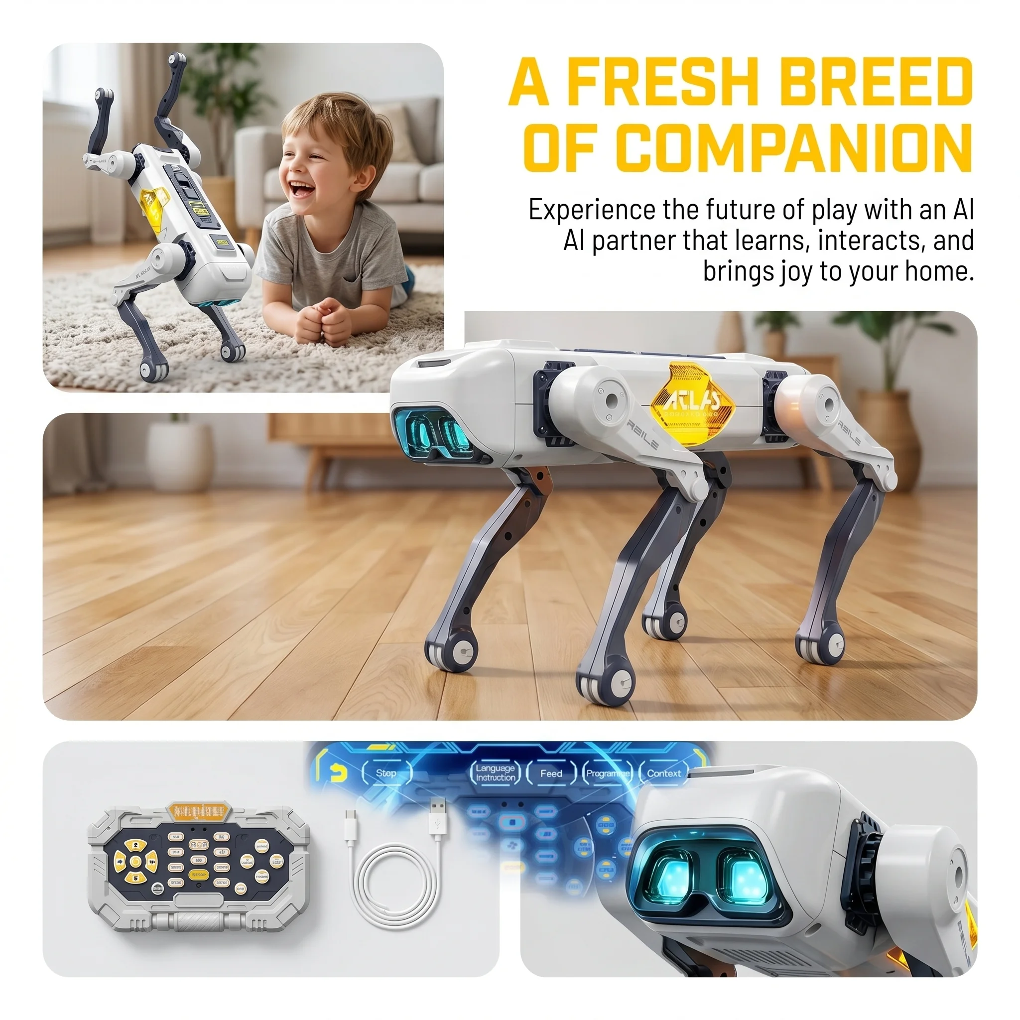 AI Slimme Robot Hond, Spraak-  - Kids Toys Young recensie en prijs