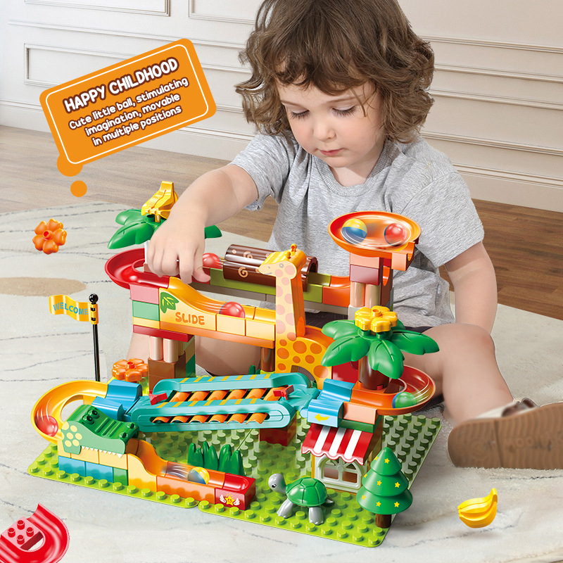 DIY Marble Run Slide Blocks Ra - Marble Run Set recensie en prijs