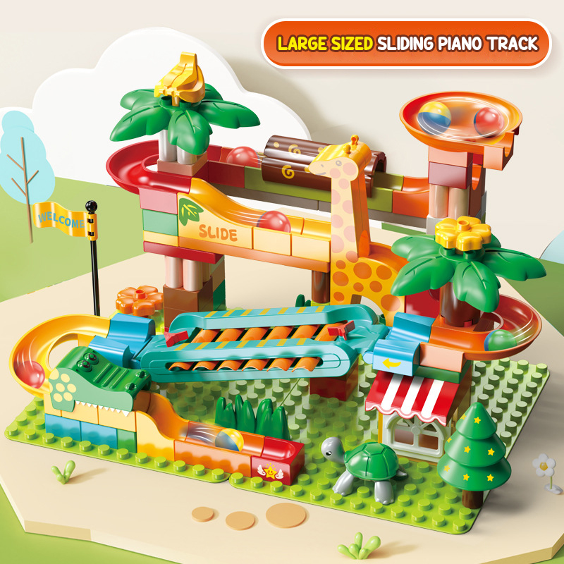 DIY Marble Run Slide Blocks Ra - Marble Run Set recensie en prijs