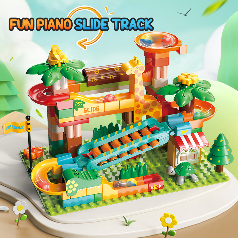 DIY Marble Run Slide Blocks Ra - Marble Run Set recensie en prijs