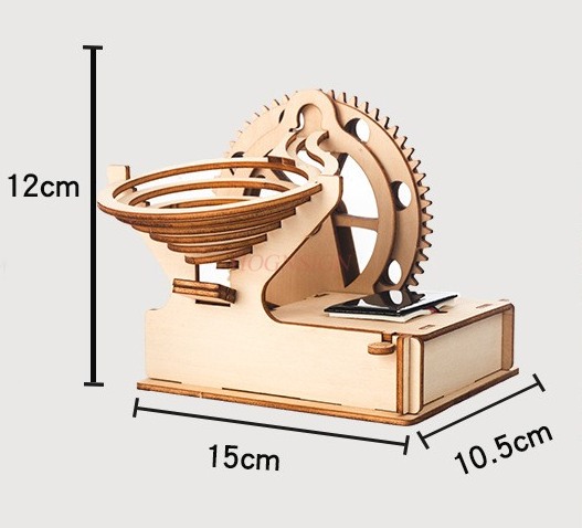 Houten marmeren op zonne-energ - Marble Run Set recensie en prijs